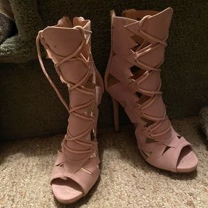 High heels above ankle